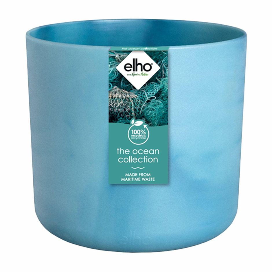 Elho Blumentopf Ocean 22 cm blau