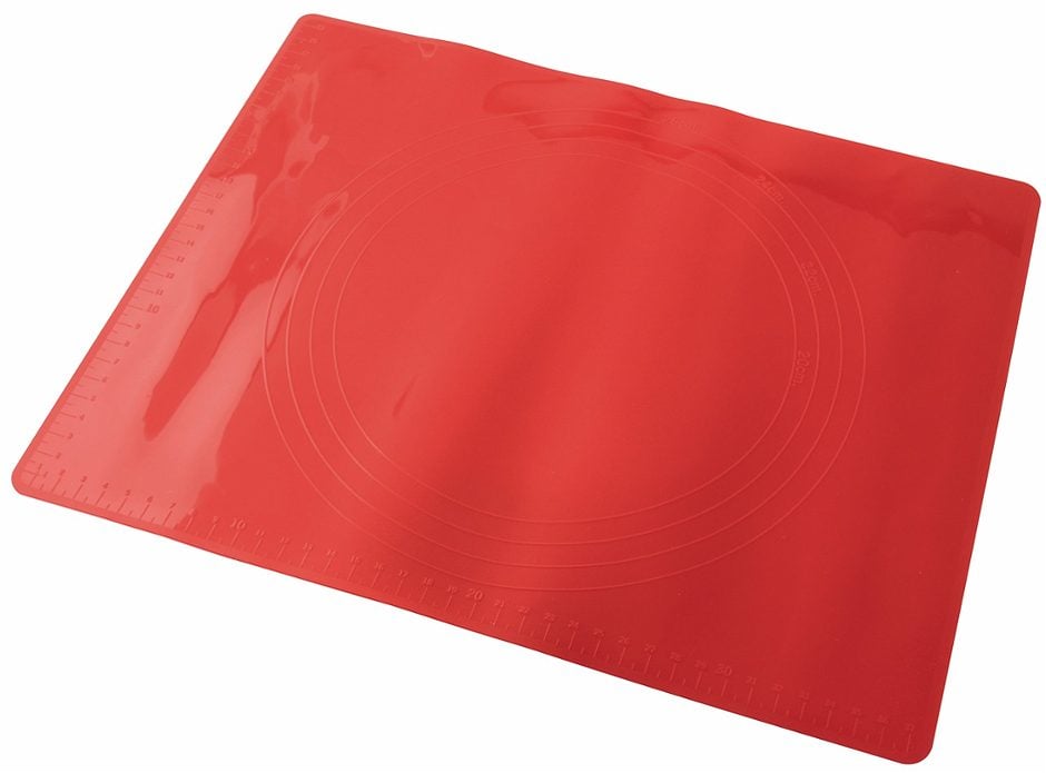 Dr. Oetker Silikon-Backmatte Rot Flexxibel Küchenhelfer