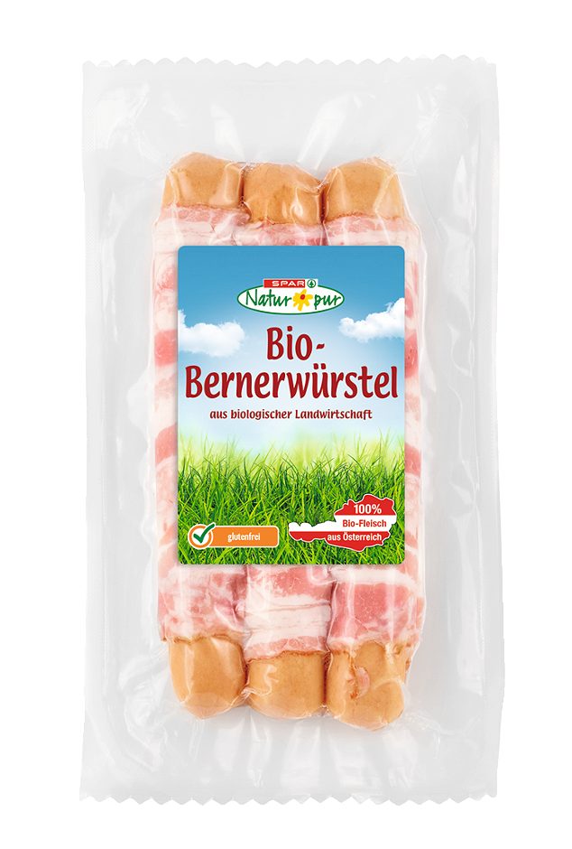 SPAR Natur*pur Bio-Bernerwürstel 210 G