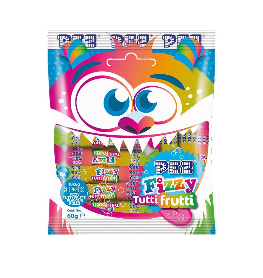 PEZ Fizzy Rolls 60 G