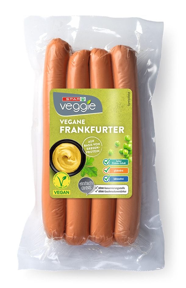 SPAR Veggie vegane Frankfurter 240 G