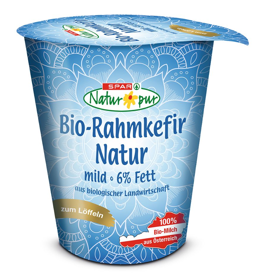 SPAR Natur*pur Bio-Rahmkefir natur mild 6% Fett 400 G