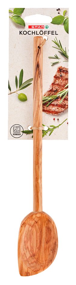 SPAR Kochlöffel spitz 34 cm aus Olivenholz 1 STK
