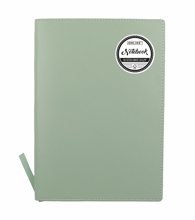 Online Notizbuch A5 Mint Soft Cover