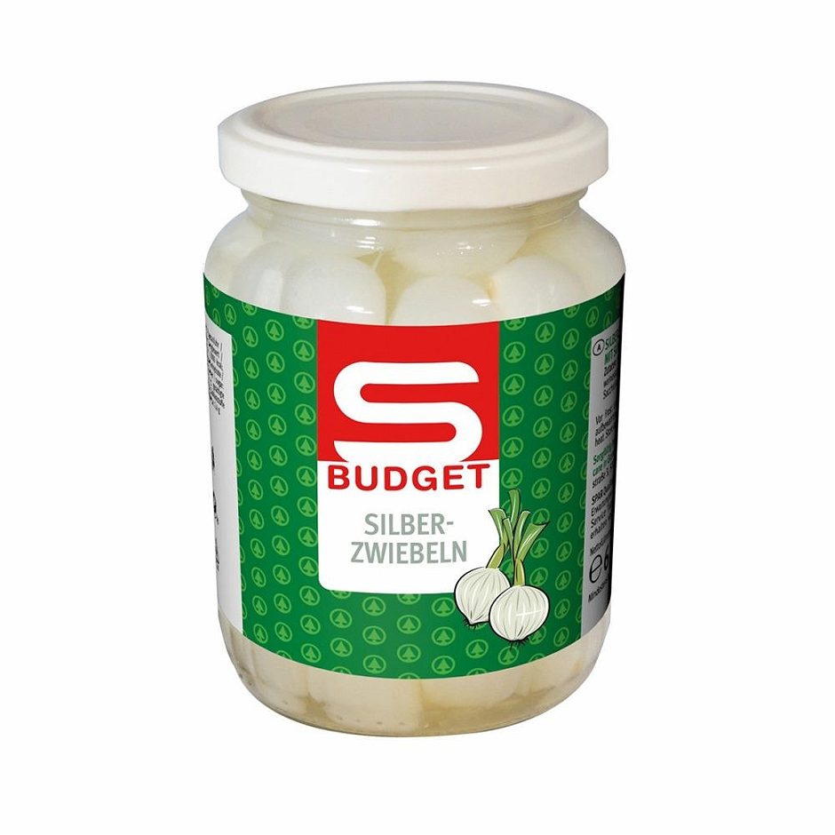 S-BUDGET Silberzwiebeln 320 G