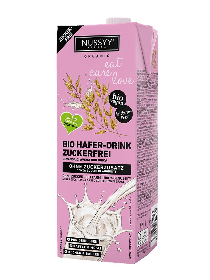 Nussyy Bio Hafer-Drink zuckerfrei 1 L