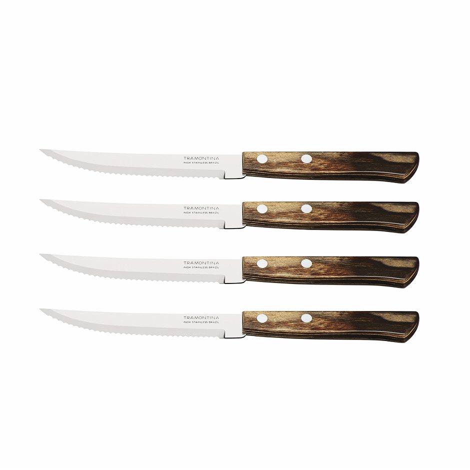 Tramontina Steak/Pizza - Messer-Set 4-teilig