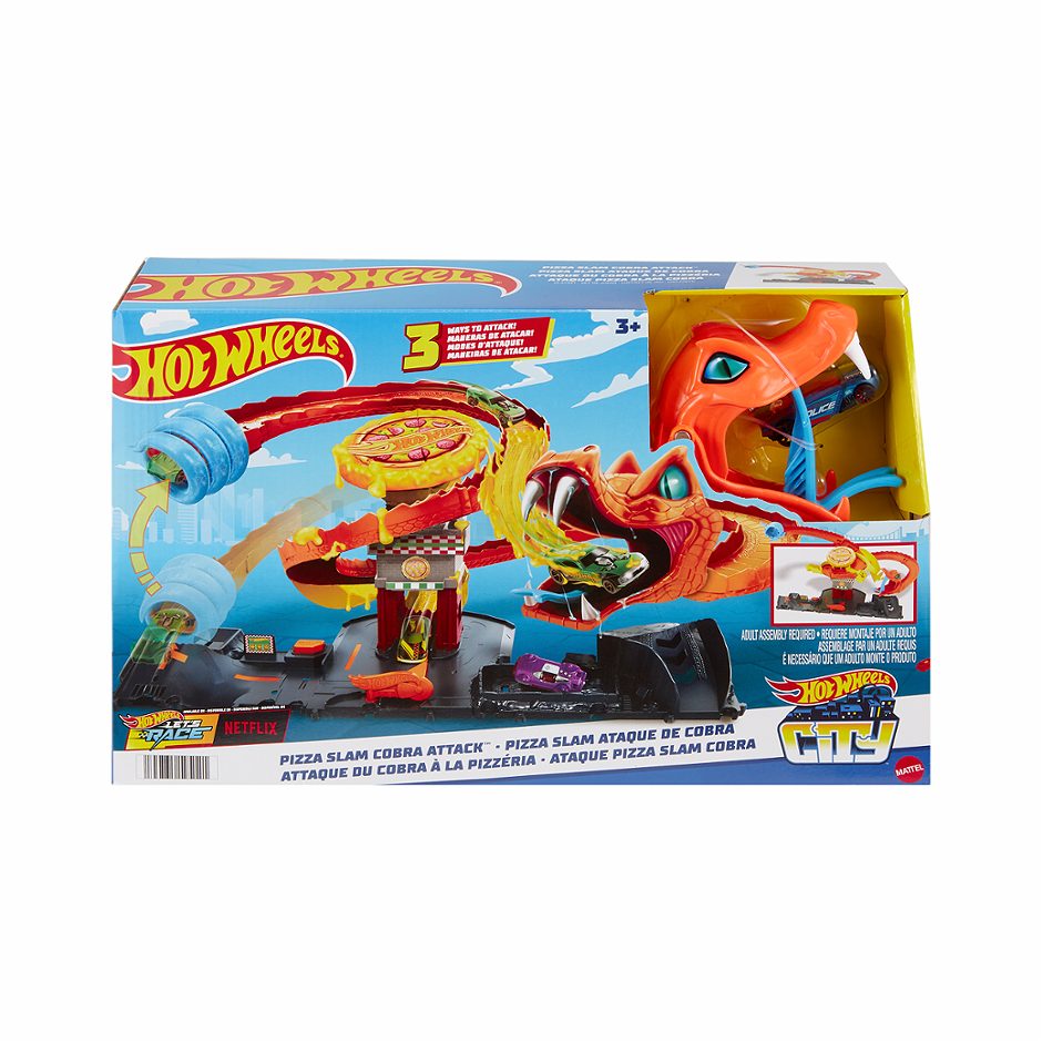 HotWheels City Cobra Slam Pizza Attack