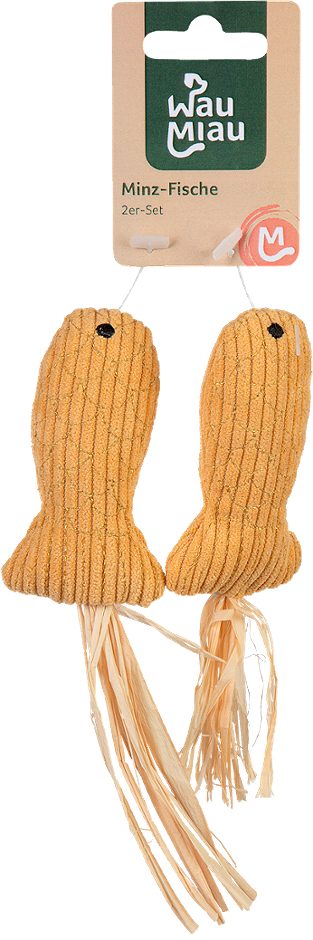 Wenco Katzenspielzeug Fisch-Minze 2er-Set