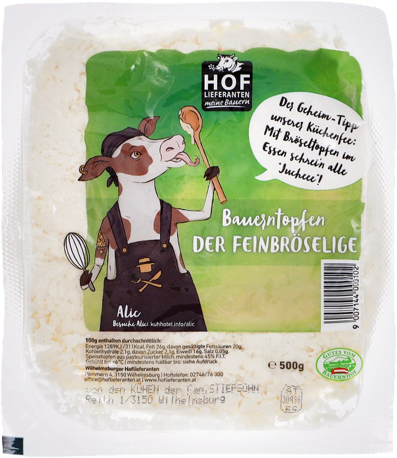 Hoflieferanten Bauerntopfen der Feinbröselige 500 G