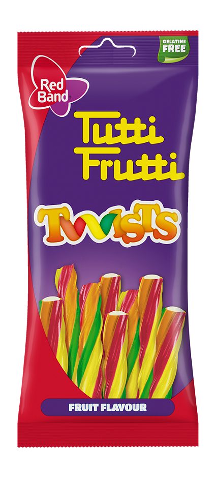 Red Band Tutti Frutti Twists 100 G