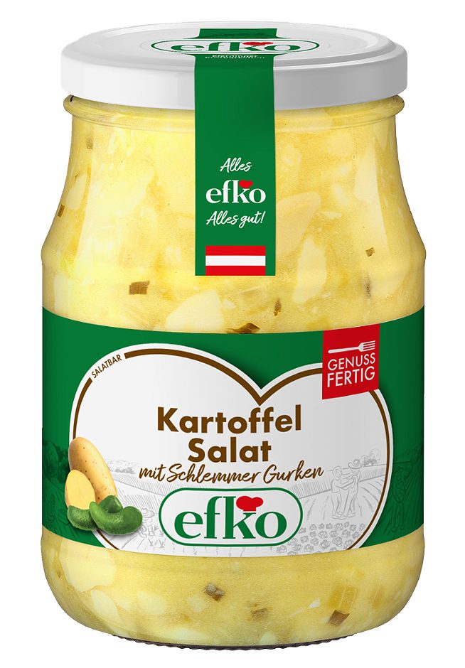 Efko Kartoffelsalat mit Schlemmer-Gurken 360 G