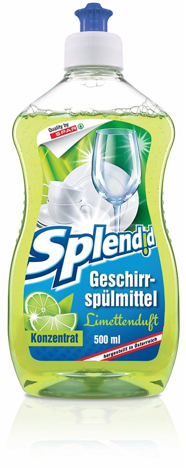 Splendid Geschirrspülmittel Konzentrat Limettenduft 500ml