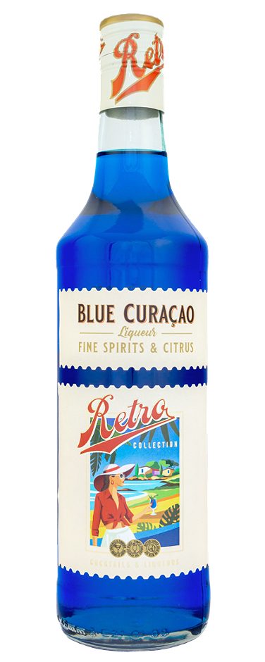 Retro Blue Curacao 0,7 L