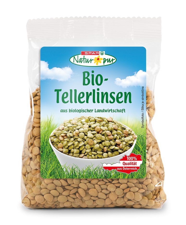 SPAR Natur*pur Bio-Tellerlinsen 500 G
