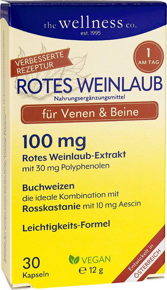 Wellness Rotes Weinlaub 30 Kapseln 30 STK