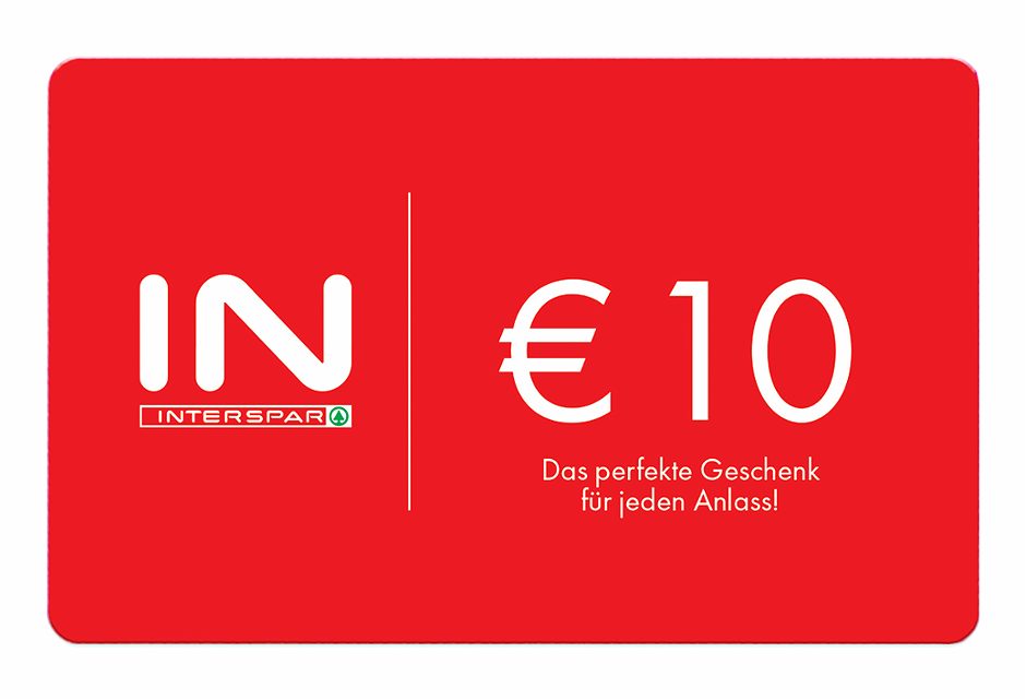 INTERSPAR Gutschein 10 €