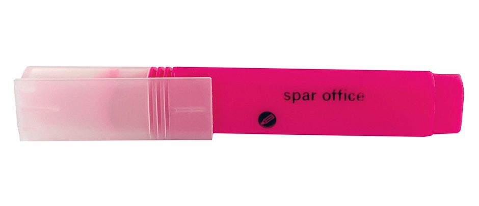 SPAR office Textmarker Dreikantform, pink