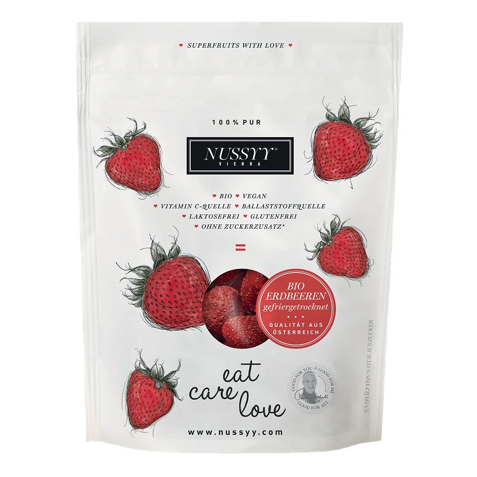 Nussyy Bio Erdbeeren gefriergetrocknet 15 G