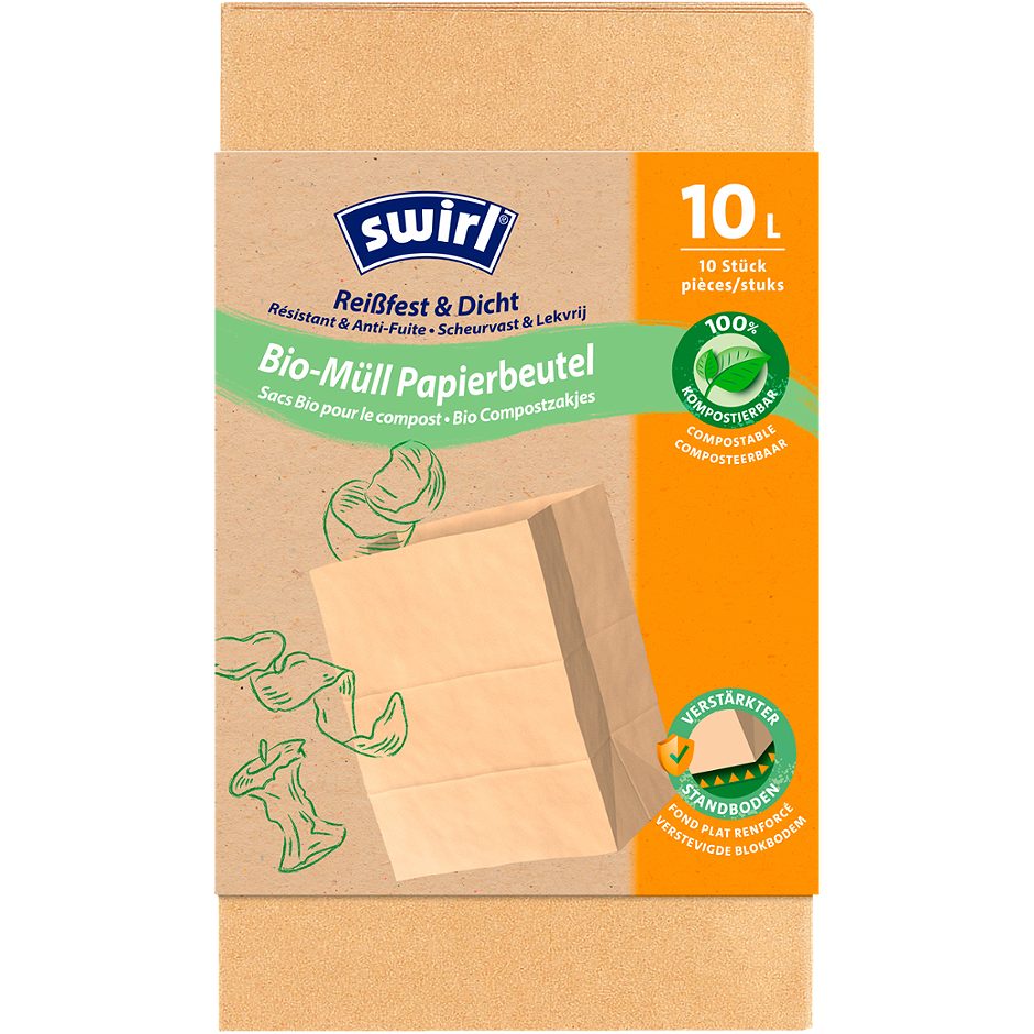 Swirl Bio-Müllbeutel 10 Liter 10 Stück