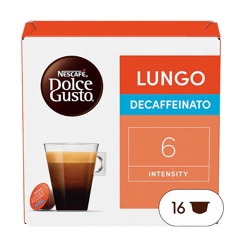 Nescafé Dolce Gusto Lungo Decaffeinato 16 Kapseln 16 STK