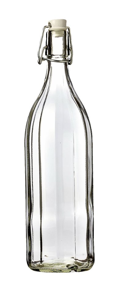 SIMPEX BASIC Flasche mit Spangenverschluss 1L