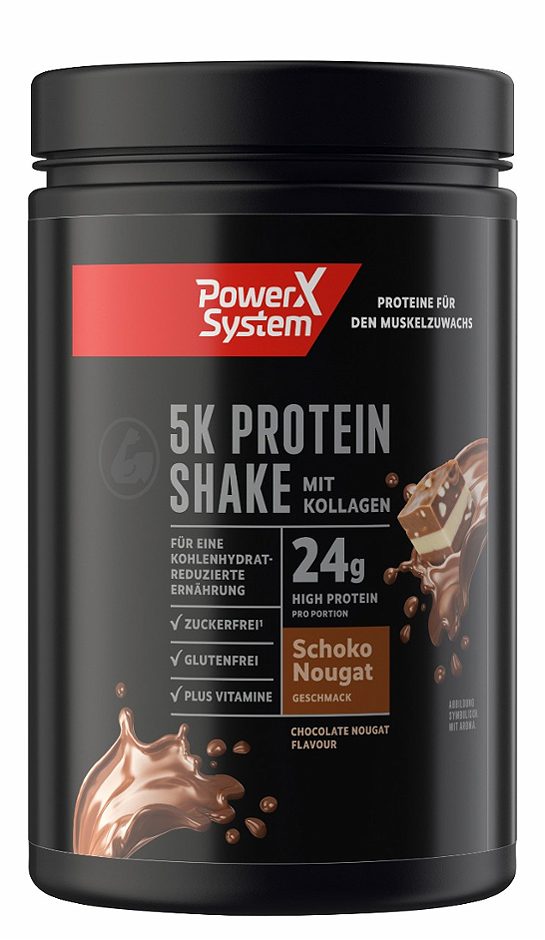 Power System 5K Protein Shake Schoko Nougat 360 G