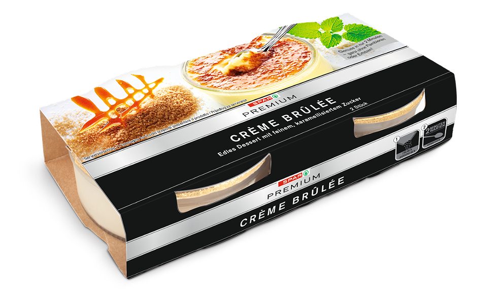 SPAR PREMIUM Crème brûlée 2 Stück 200 G