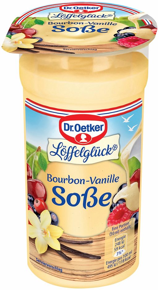 Dr. Oetker Löffelglück Bourbon-Vanille Soße 250 ML