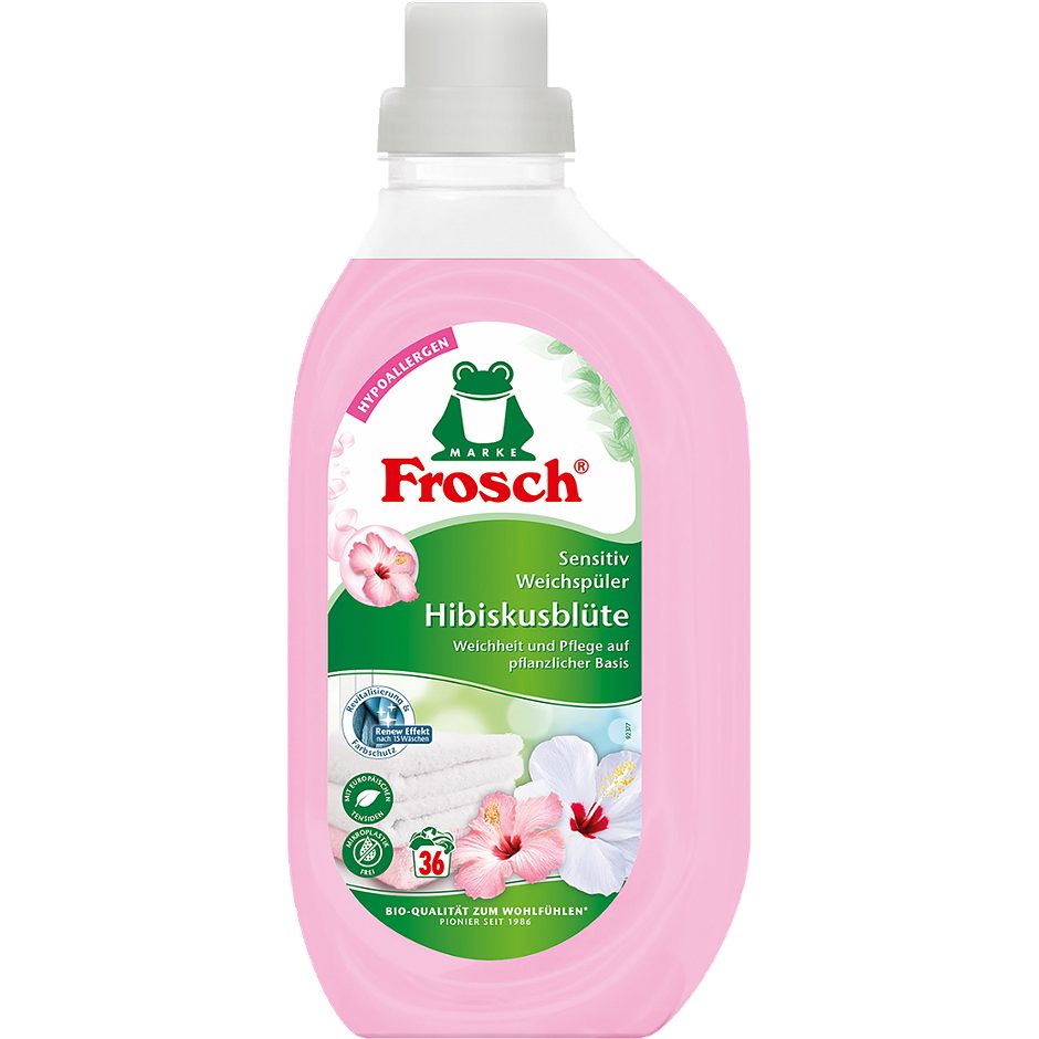 Frosch Sensitiv Weichspüler Hibiskusblüte 36WG