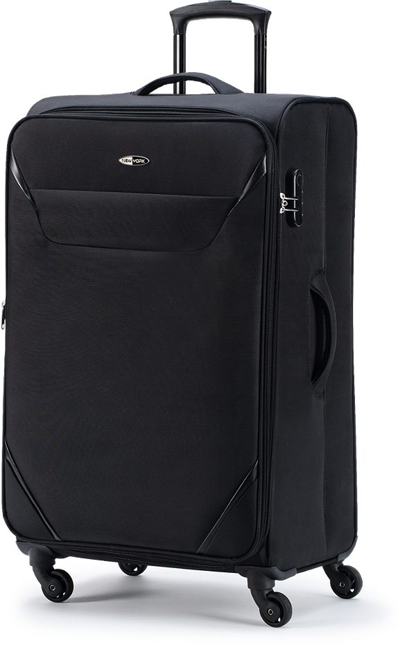 NEW YORK Professional Poly Trolley schwarz 56cm