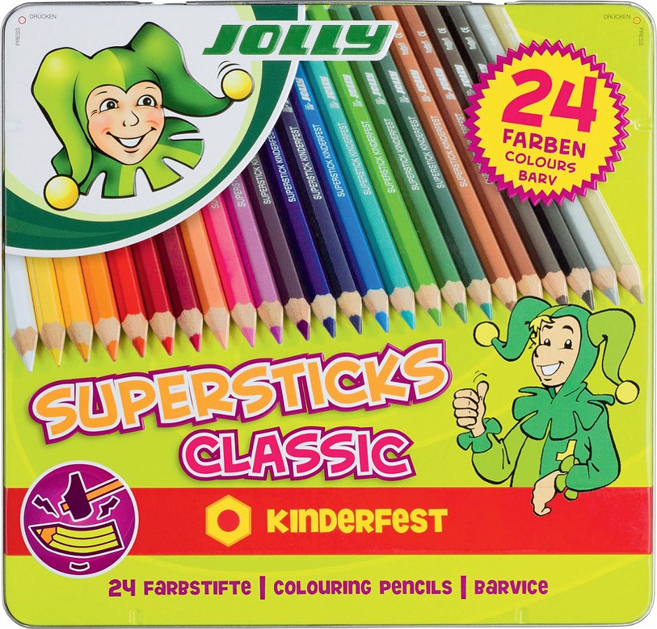 Jolly Farbstifte Supersticks Classic 24 Stifte