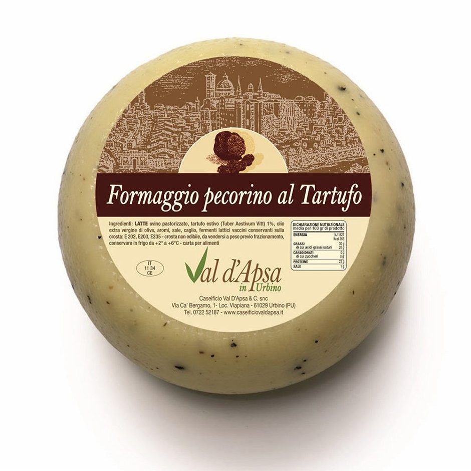 Caseificio Val d'Apsa Pecorino Trüffel 1 KG