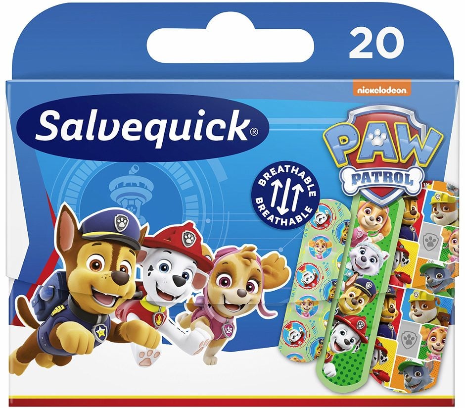 Salvequick Pflaster Paw Patrol 20 Stück
