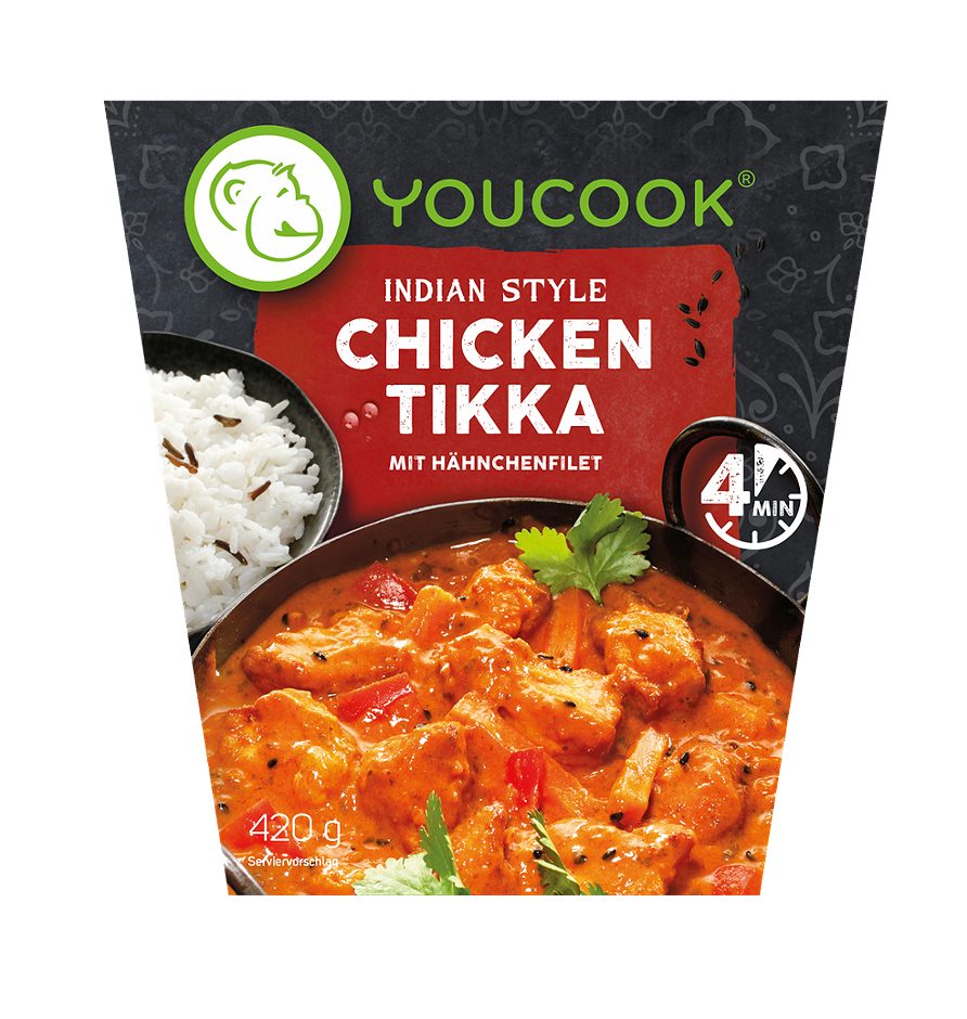 Youcook Tikka Huhn India Style 420 G