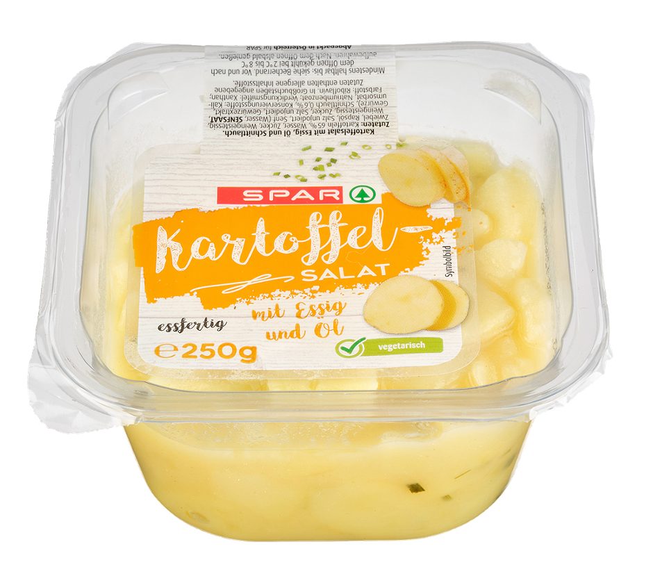 SPAR Kartoffelsalat mit Essig und Öl 250 G