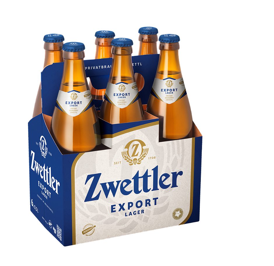 Zwettler Export Lager 6x0,5l 3.000 ML MEHRWEG