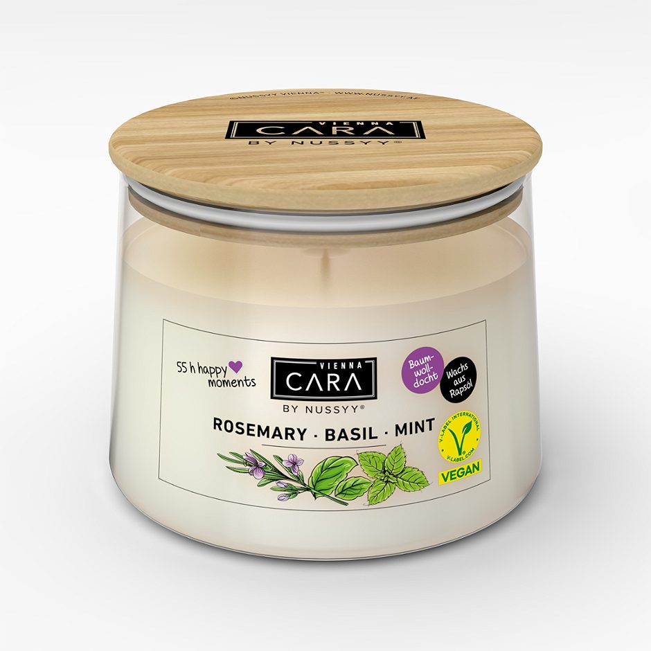 Vienna Cara by Nussyy Duftkerzen Rosmarin - Basil - Mint