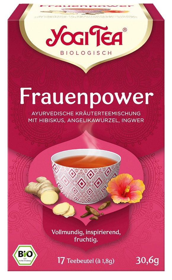 Yogi Tea Bio-Kräuterteemischung Frauenpower 17 Teebeutel