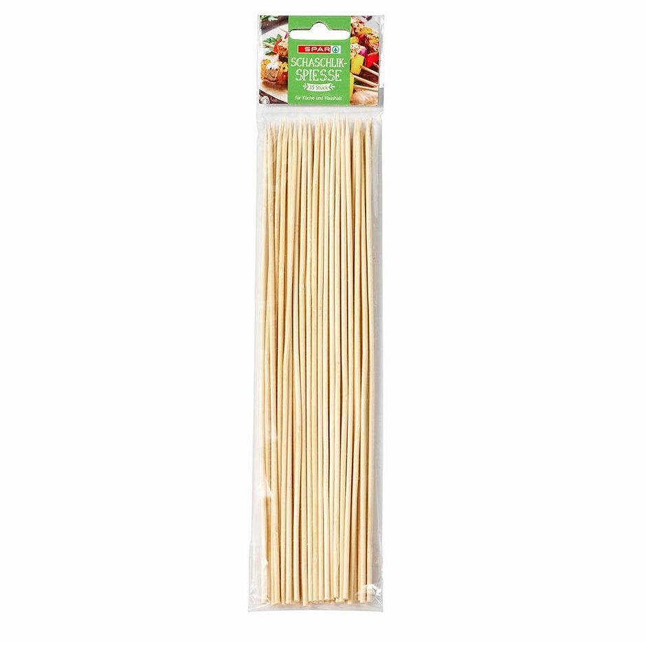 SPAR Schaschlik Spieße 30 cm 35 Stück