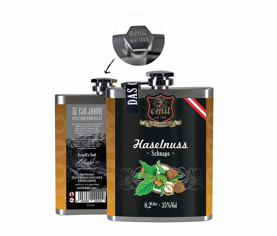 Emil 1868 Haselnuss Schnaps 200 ML