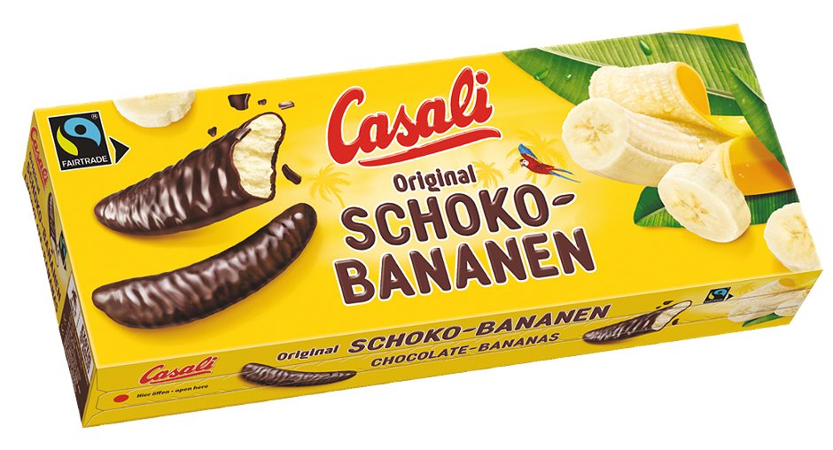 Casali Schoko-Bananen 48 Stück 600 G