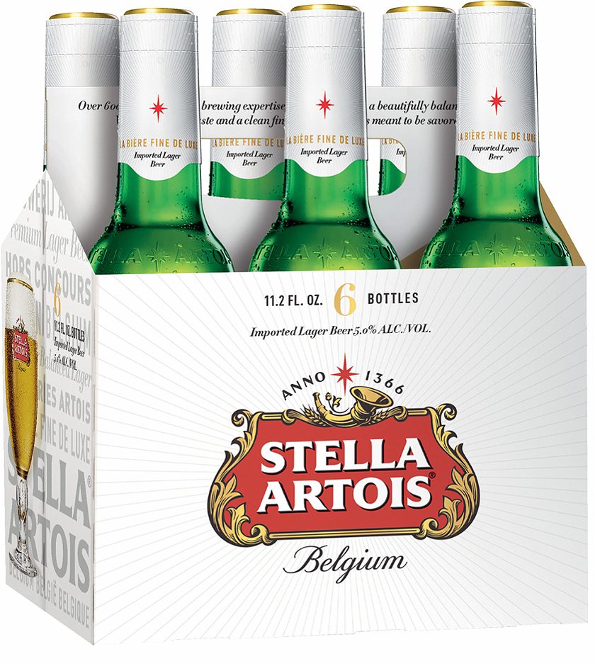 Stella Artois Premium Lager 6x0,33l 1.980 ML EINWEG ohne Pfand