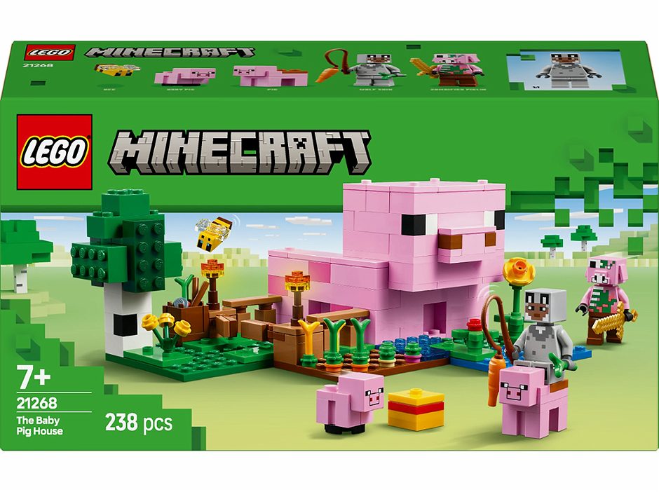 LEGO Minecraft Das Babyschwein-Haus 21268