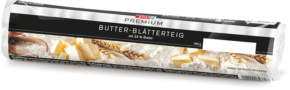 SPAR PREMIUM Butter-Blätterteig mit 23% Butter 280 G