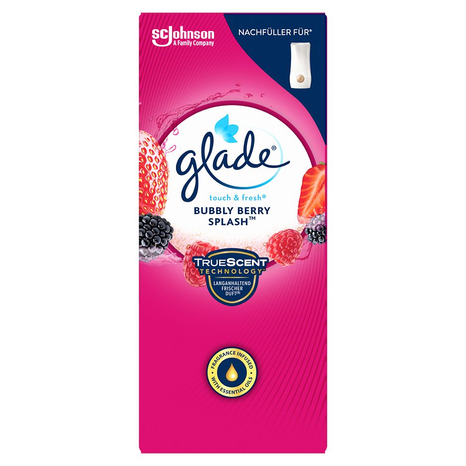 Glade touch & fresh Lufterfrischer Nachfüller Bubbly Berry Splash™ 10ml