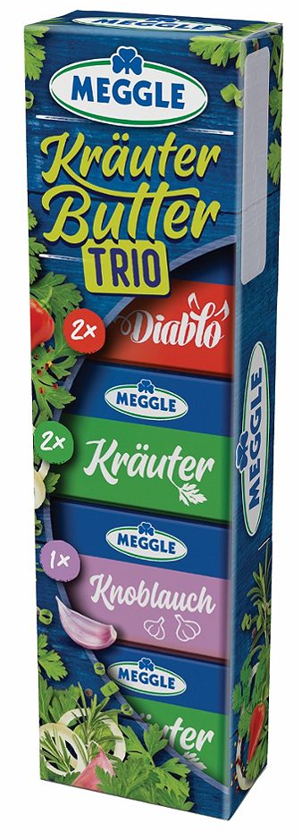Meggle Kräuterbutter Trio 5x20g 100 G