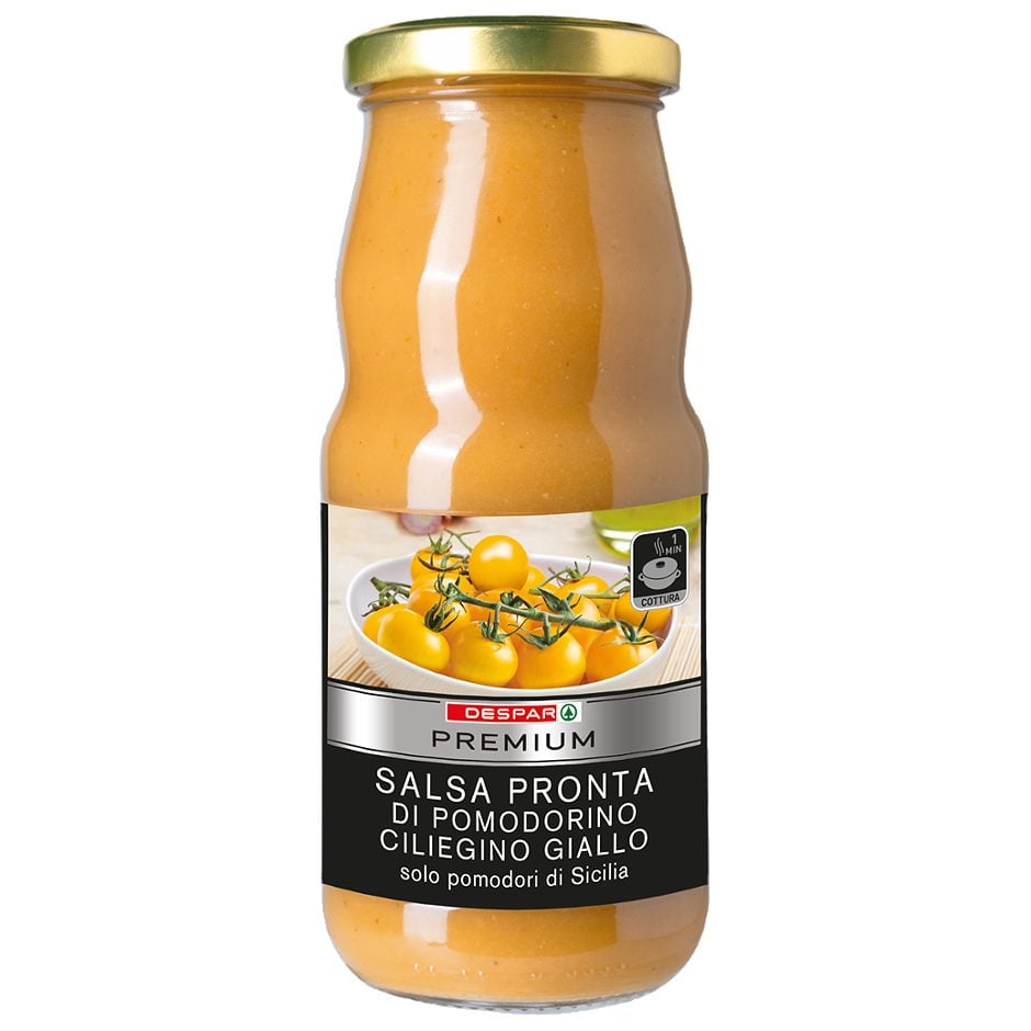 DESPAR PREMIUM Salsa pronta di pomodoro ciliegino giallo 360 G