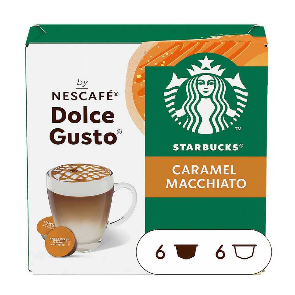 Starbucks by Nescafe Dolce Gusto Caramel Macchiato 6+6 Kapseln 12 STK