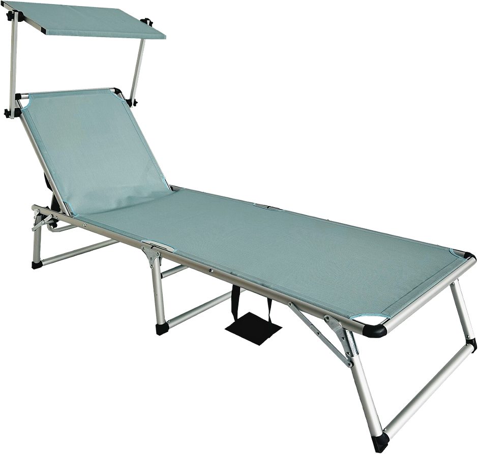 SIMPEX BASIC Dreibeinliege mit Dach Blau